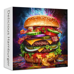 Puzzle Délicieux Hamburger 1000 Pièces