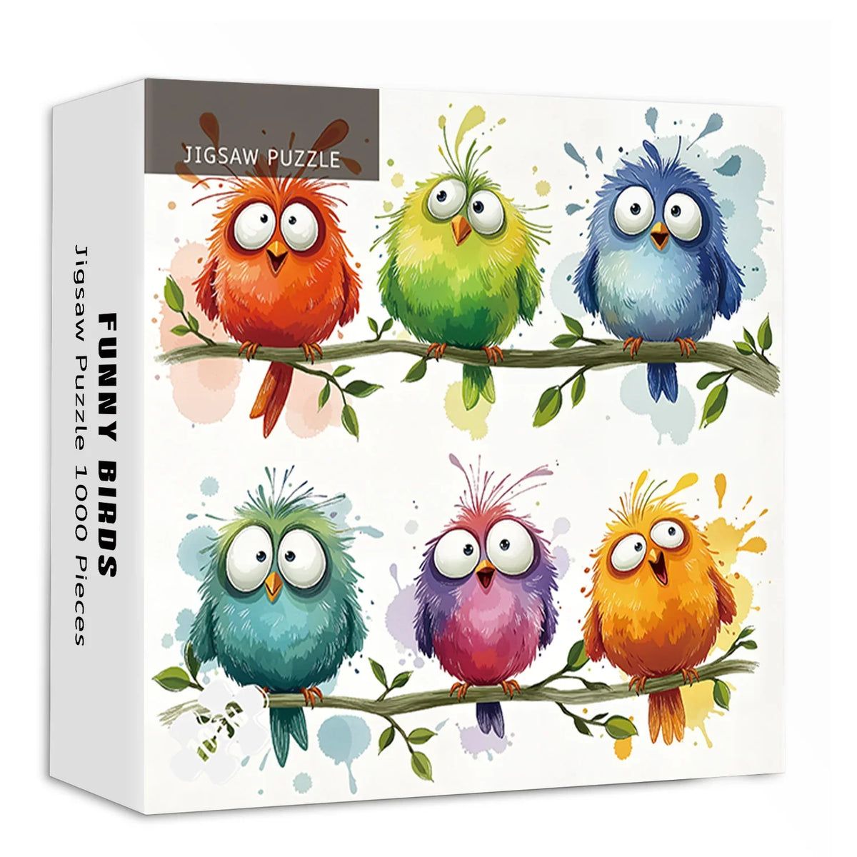 Puzzle de puzzle des oiseaux drôles 1000 pièces