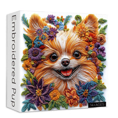Gestickte Welpepup -Puzzles 1000 Stück