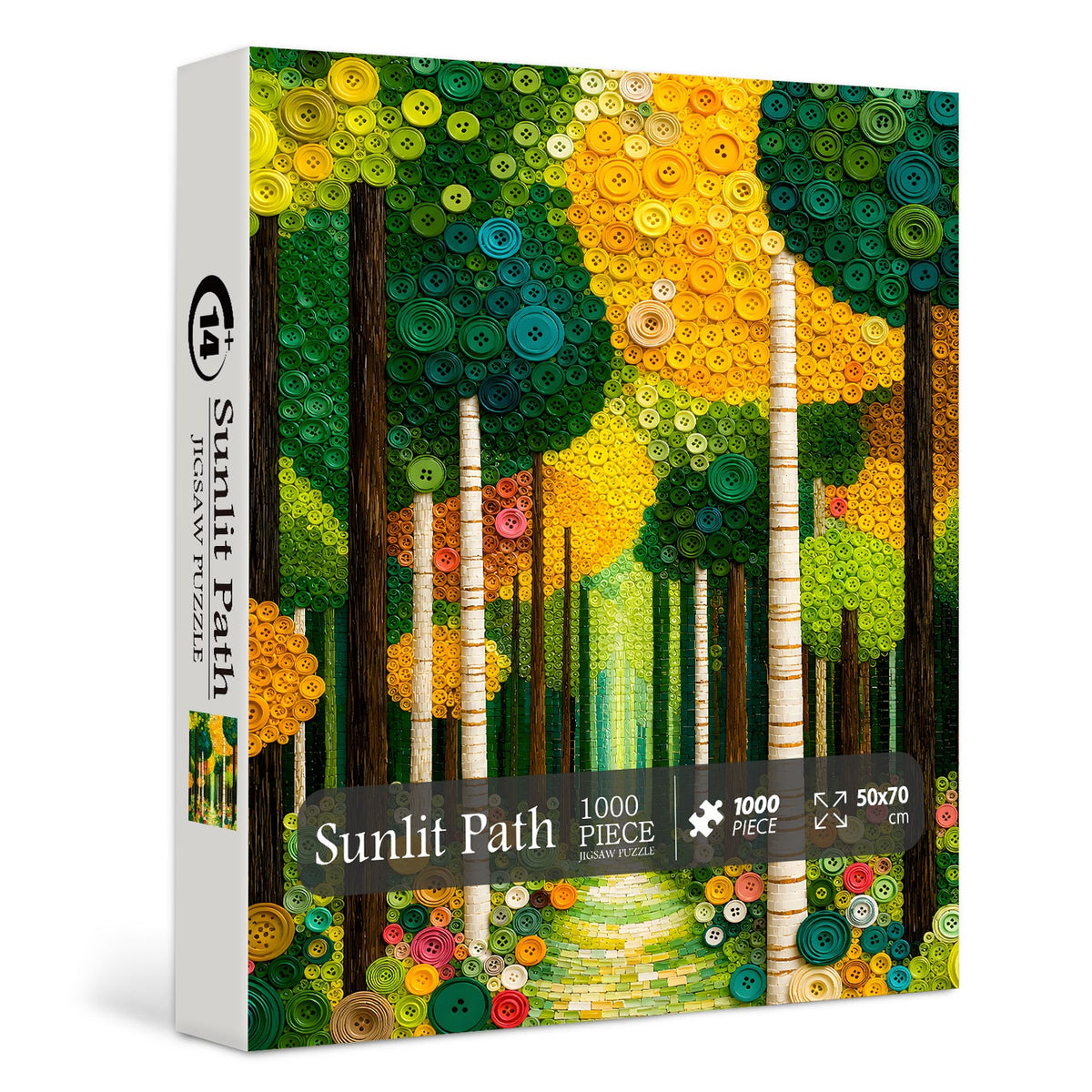 Sunlit Path Jigsaw Puzzle 1000 Pieces