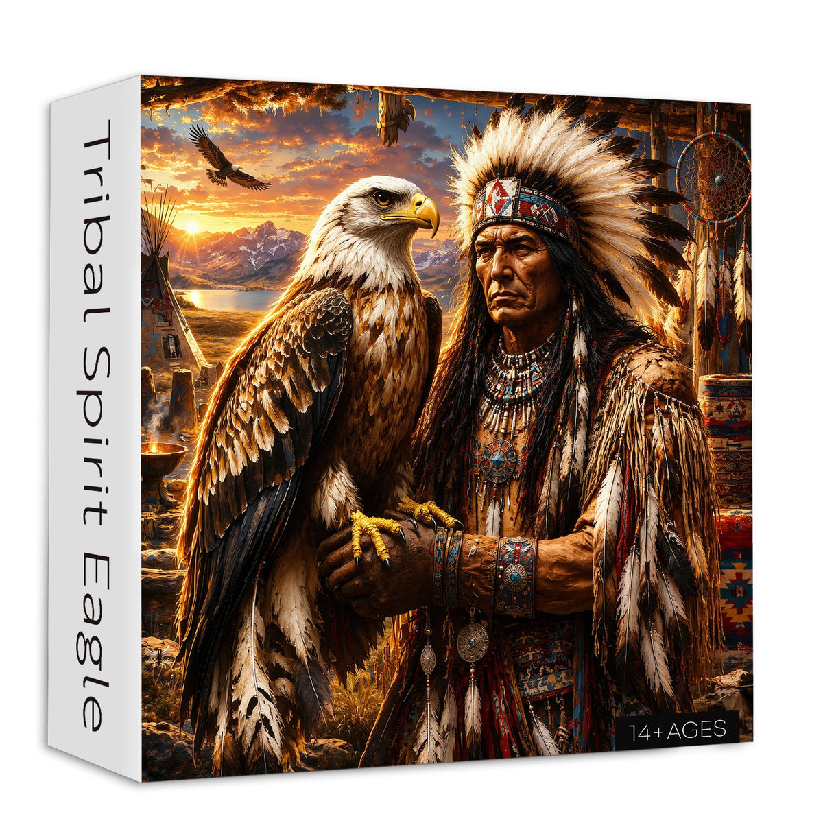 Puzzle Tribal Spirit Eagle 1000 pezzi