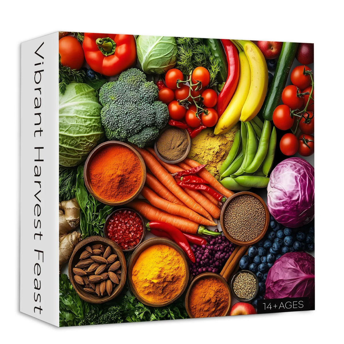 Vibrant Harvest Feast Jigsaw Puzzle 1000 Pieces