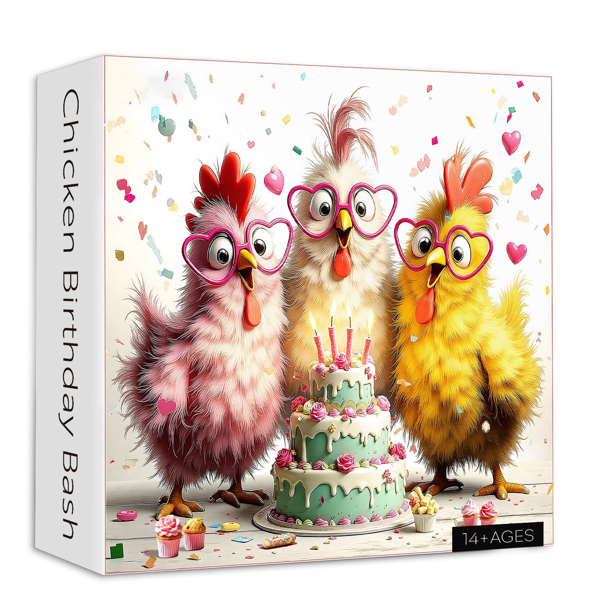 Chicken Birthday Bash Jigsaw Puzzle 1000 Pieces