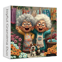 Joyful Grandma Duo Jigsaw Puzzle 1000 Pieces
