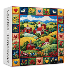 Quilted Homestead Jigsaw Puzzle 1000 Pieces