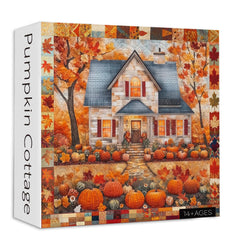 Pumpkin Cottage Jigsaw Puzzle 1000 Pieces