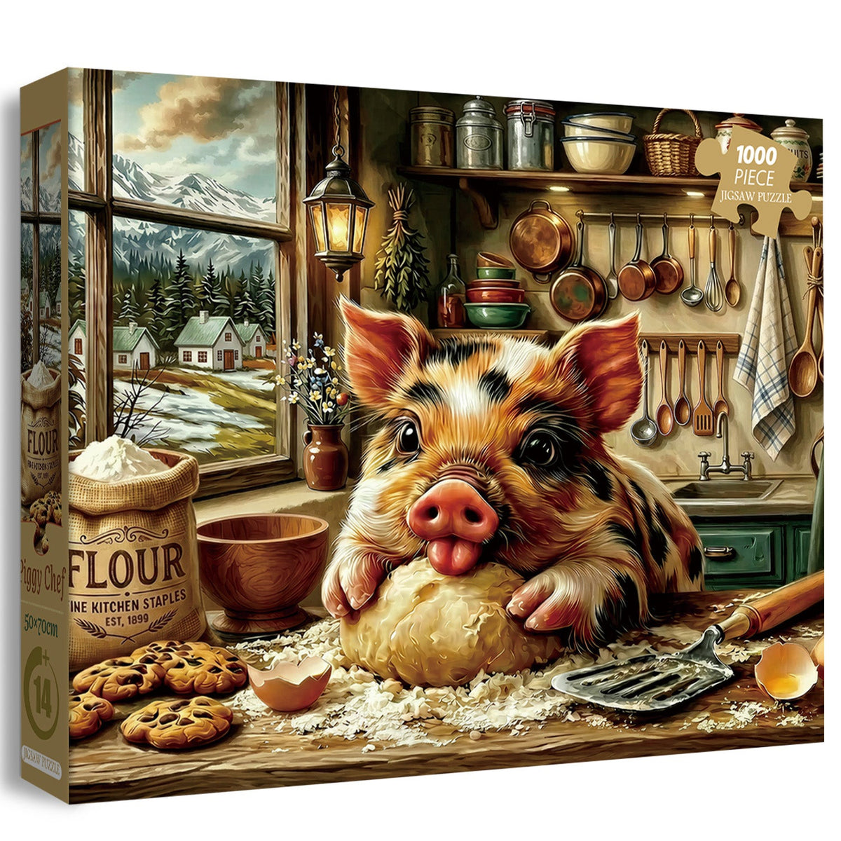 Puzzle Piggy Chef da 1000 pezzi