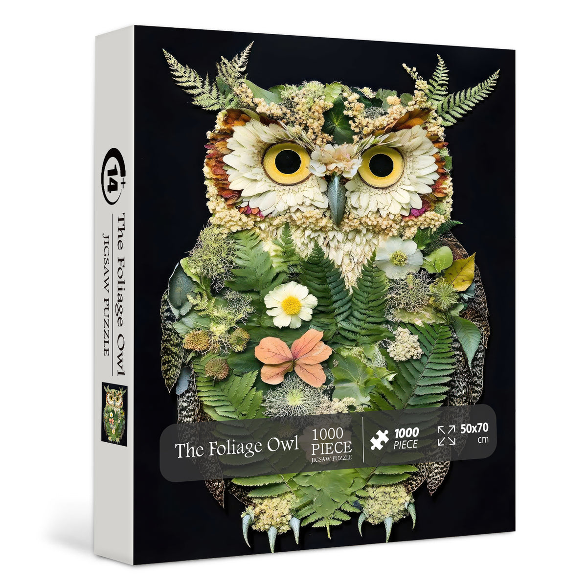The Foliage Owl Night Jigsaw Puzzle 1000 Pieces