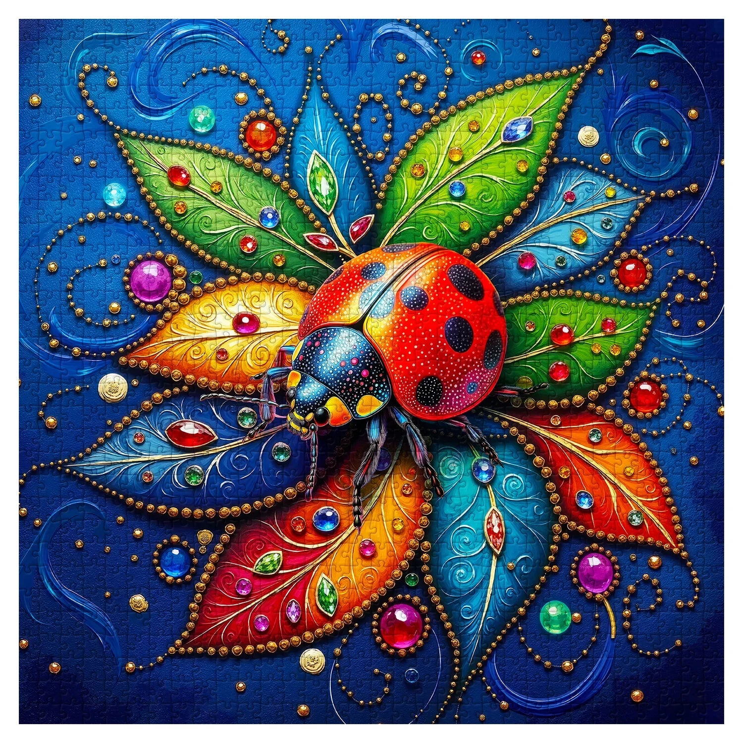 Colorburst Beetle Jigsaw Puzzle 1000 Pieces