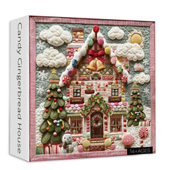 Candy Gingerbread House Jigsaw Puzzle 1000 Stück