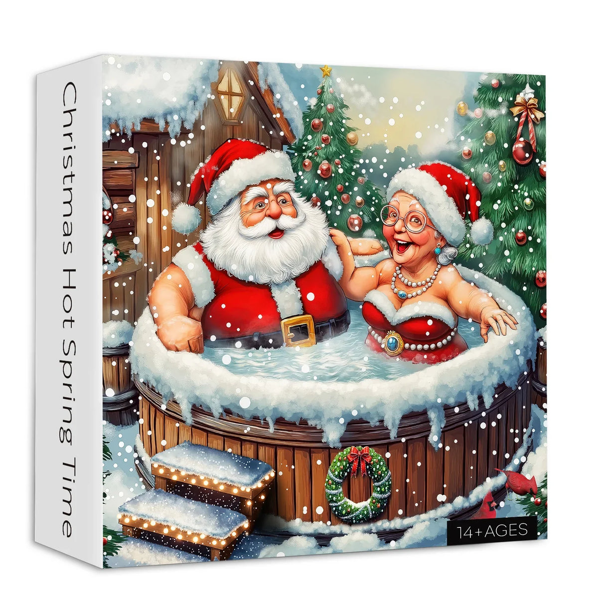 Christmas Hot Spring Time Jigsaw Puzzle 1000 Pieces