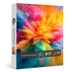 Buntes wunderschönes Puzzle 1000 Stücke