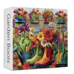 Gartenstiefel Puzzle 1000 Stücke