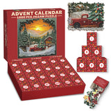 Christmas Snowscape Advent Calendar Jigsaw Puzzle 1000 Pieces