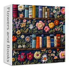 Fiori e libri puzzle puzzle 1000 pezzi