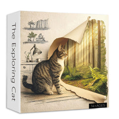 The Exploring Cat Jigsaw Puzzle 1000 Pieces