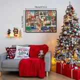 Christmas Calendar Jigsaw Puzzle 1000 Pieces