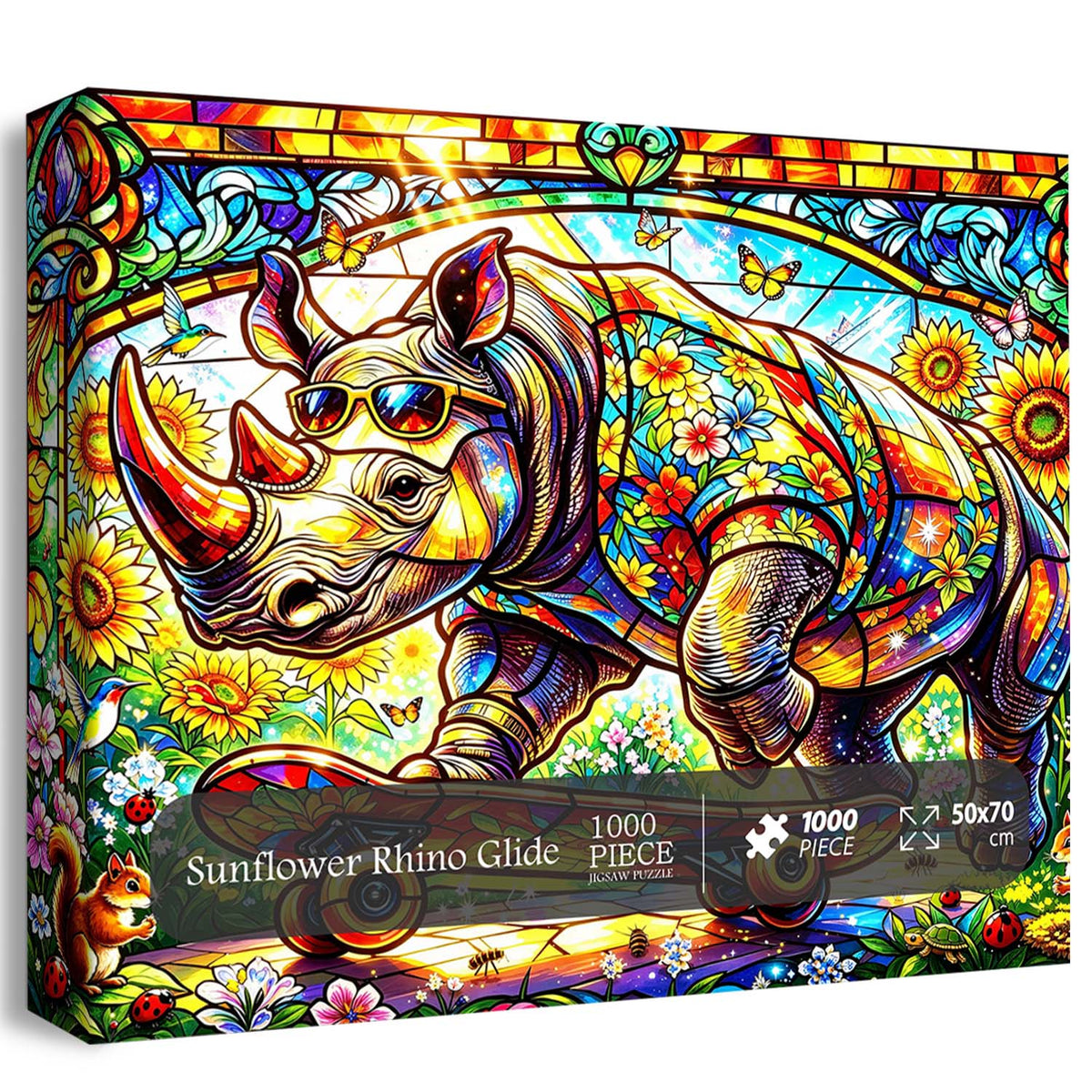 Puzzle Girasole Rhino Glide Jigsaw 1000 pezzi