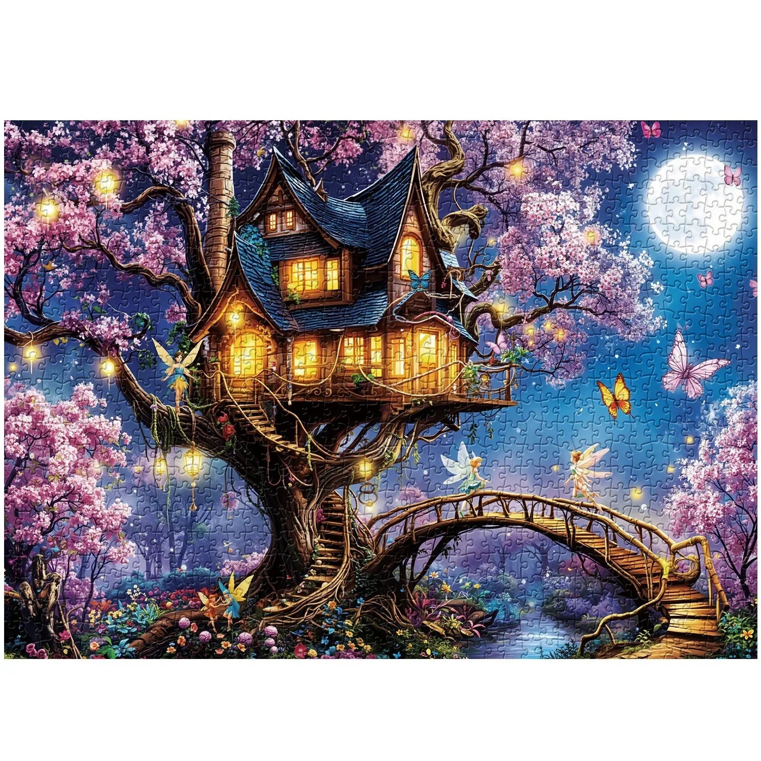 Fairy Lodge Jigsaw Puzzle 1000 Pieces