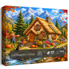 Puzzle Fall Pumpkin Cottage 1000 pezzi