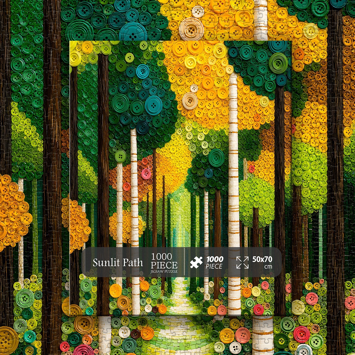 Sunlit Path Jigsaw Puzzle 1000 Pieces