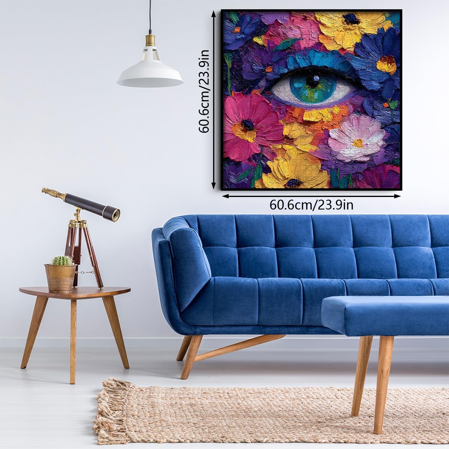 Floral Eye Jigsaw Puzzle 1000 Pieces