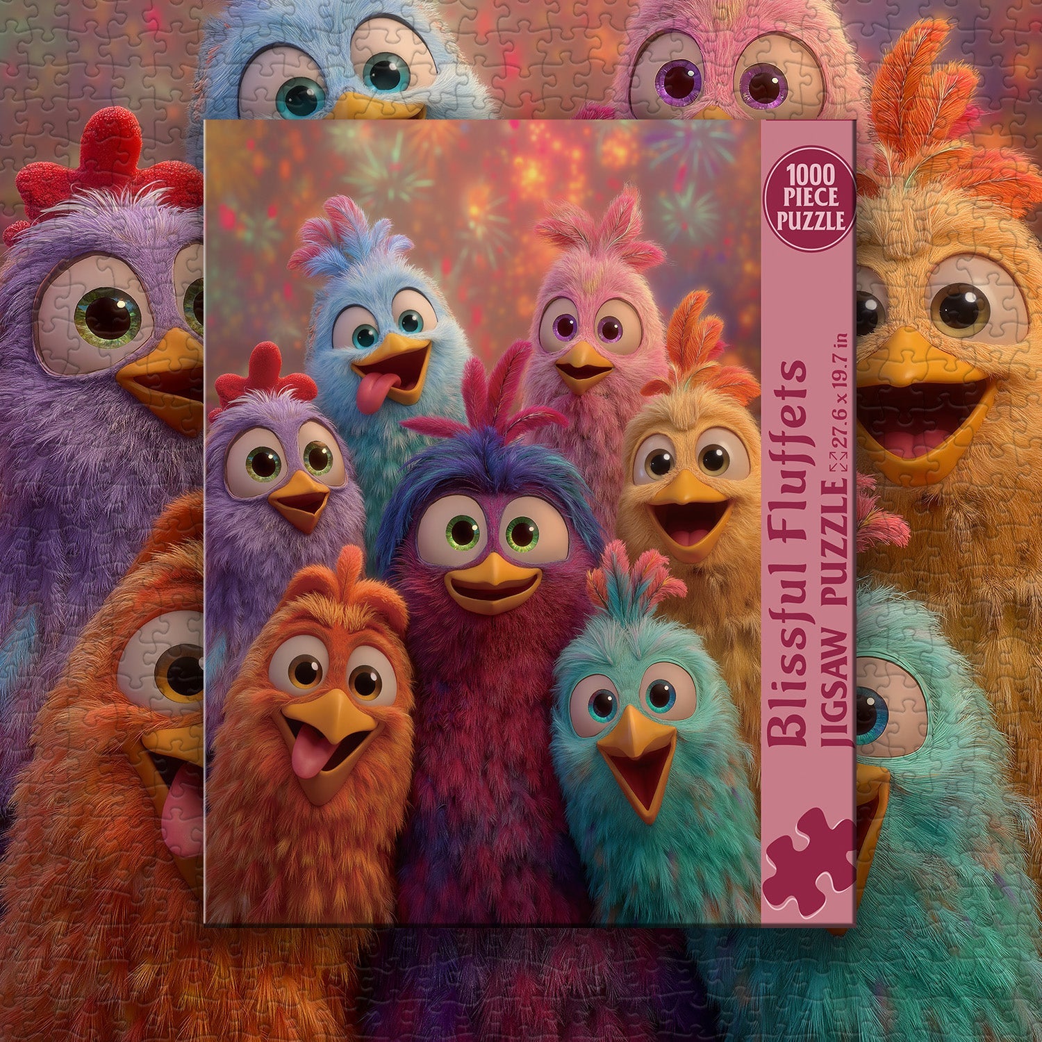 Blissful Fluffets Jigsaw Puzzle 1000 Pieces