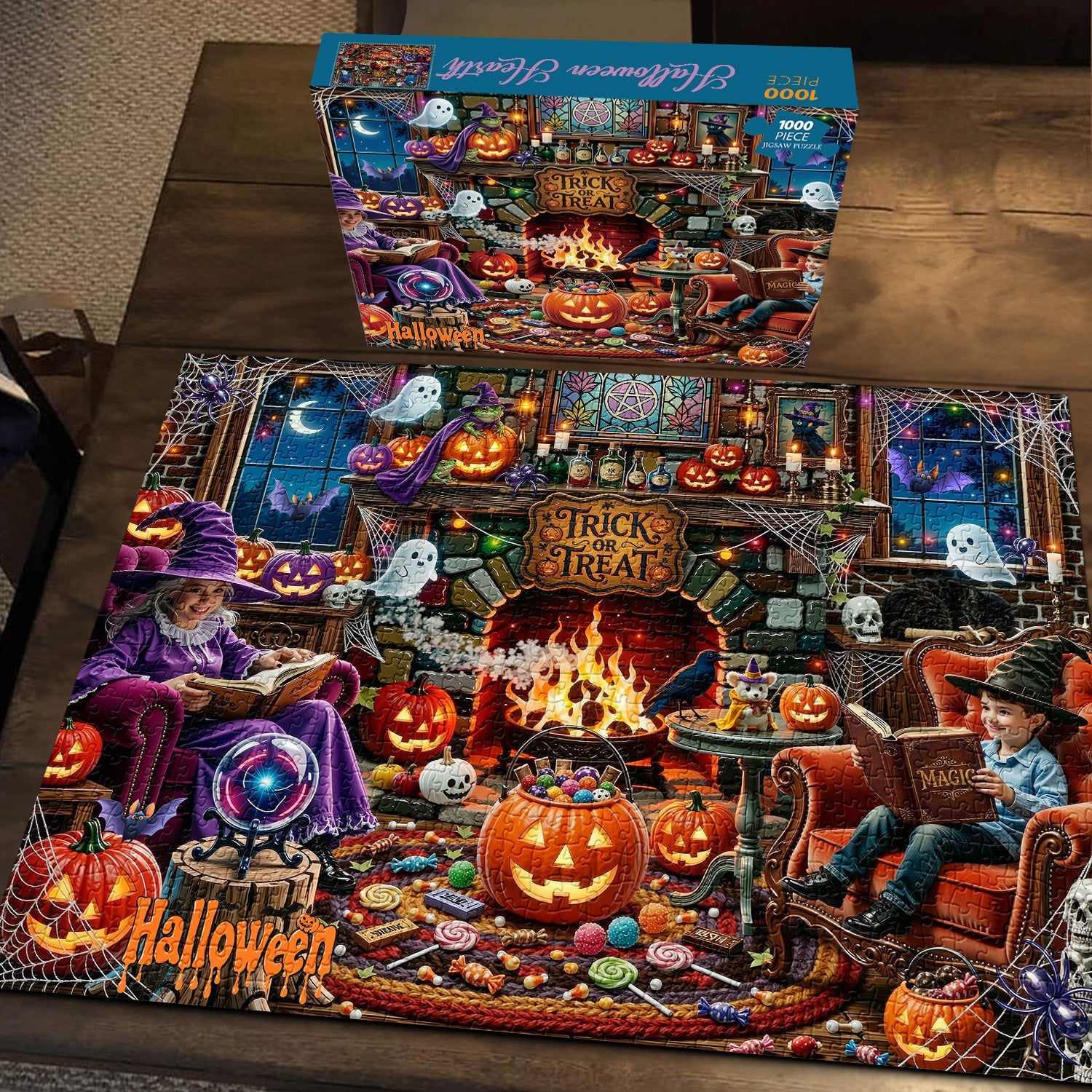 Halloween Hearth Puzzle 1000 Teile
