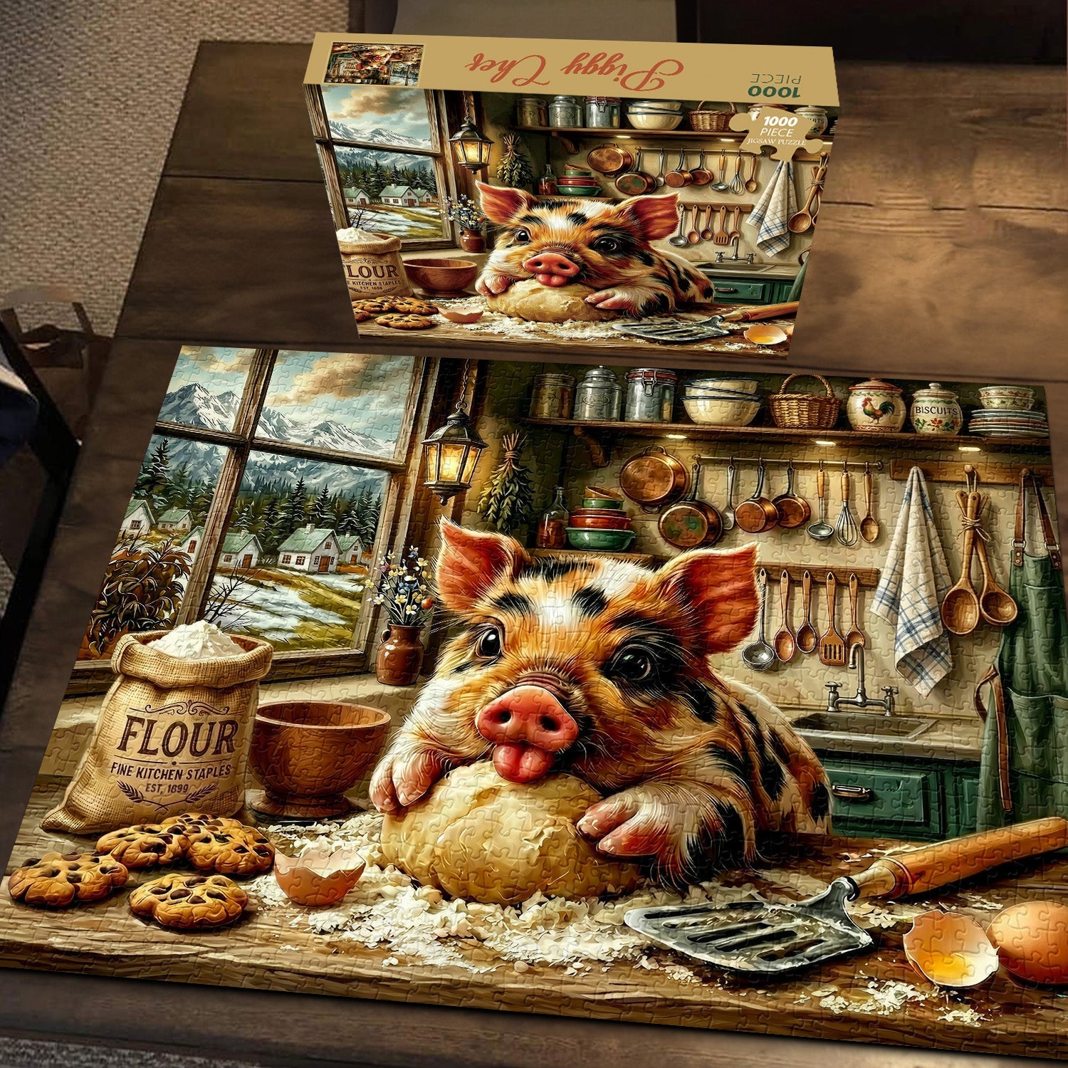 Puzzle Piggy Chef da 1000 pezzi