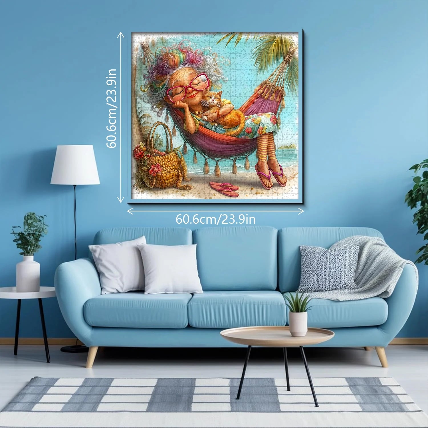 Omas Strandschläfchen-Puzzle 1000 Teile