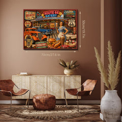 Route 66 Diner Puzzle 1000 Teile