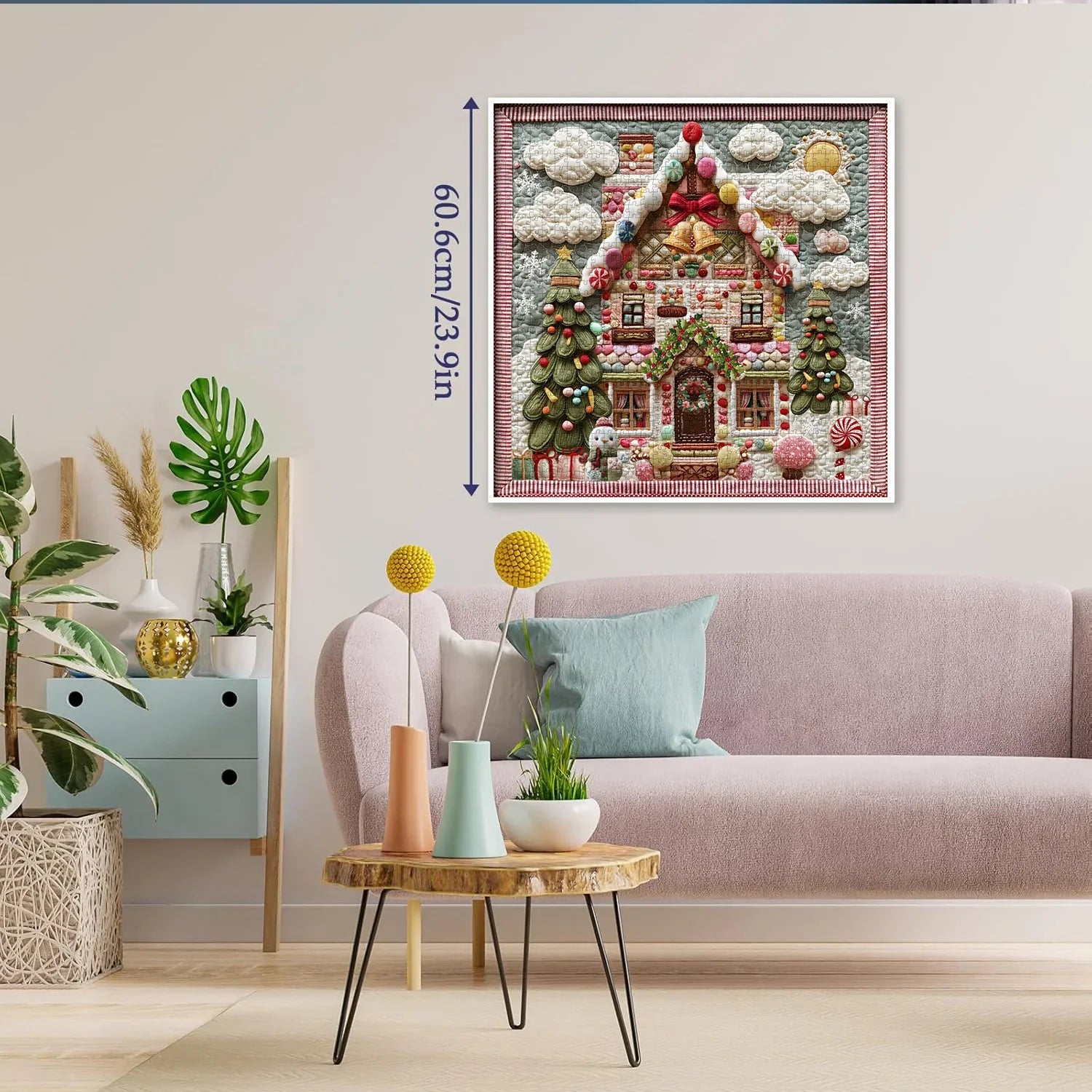 Candy Gingerbread House Jigsaw Puzzle 1000 Stück