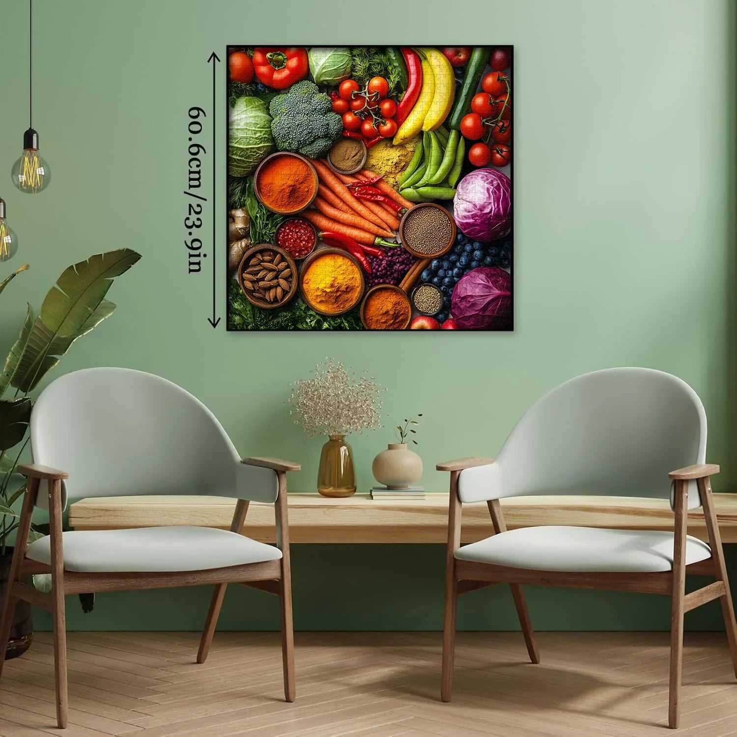Vibrant Harvest Feast Jigsaw Puzzle 1000 Pieces