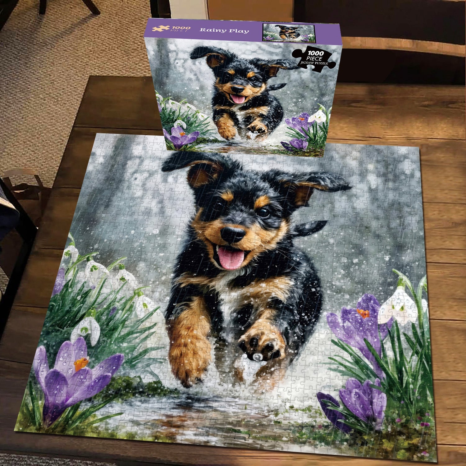 Rainy Play Jigsaw Puzzle 1000 Pieces