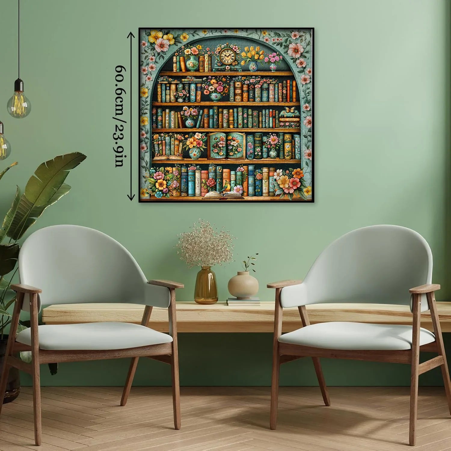 Floral Library Jigsaw Puzzle 1000 Pieces