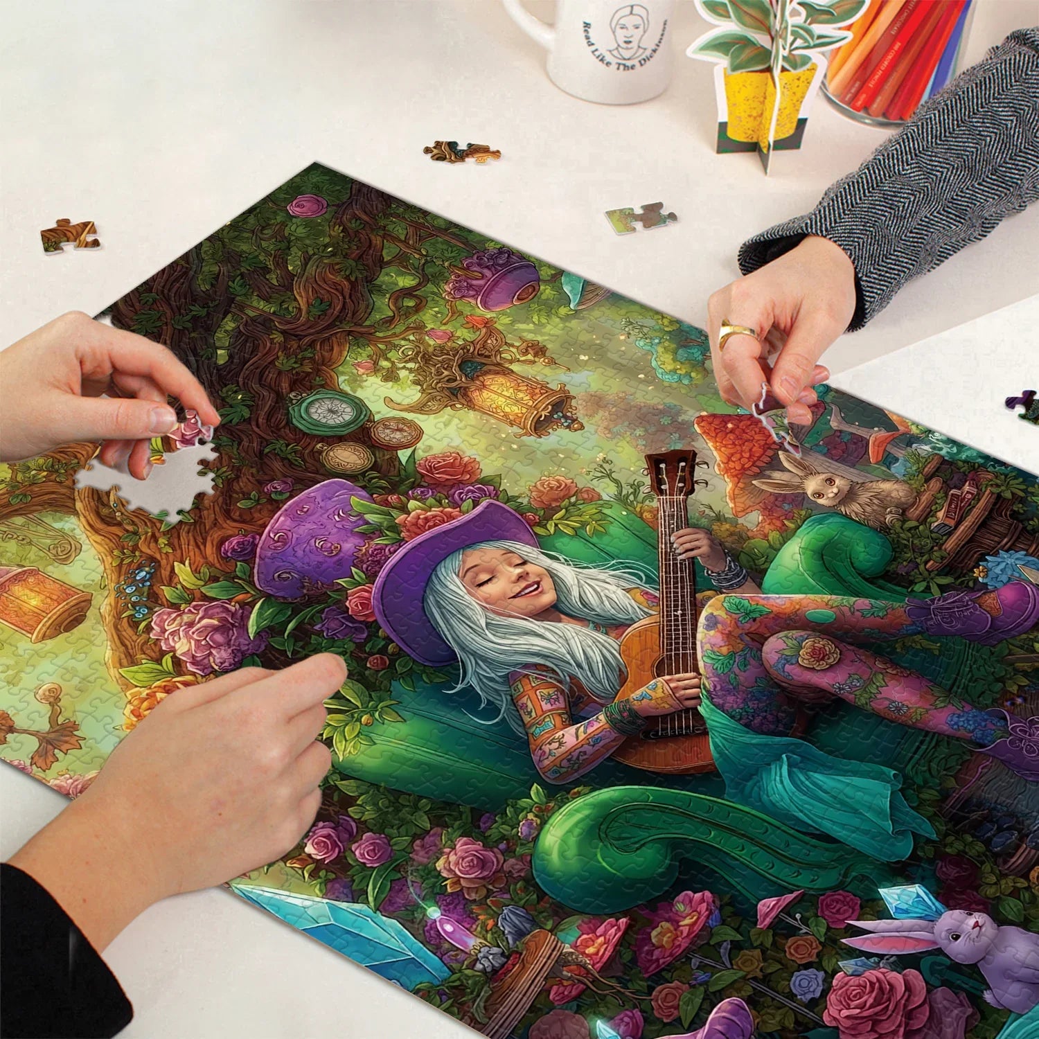 Puzzle Guitar Girl 1000 pièces