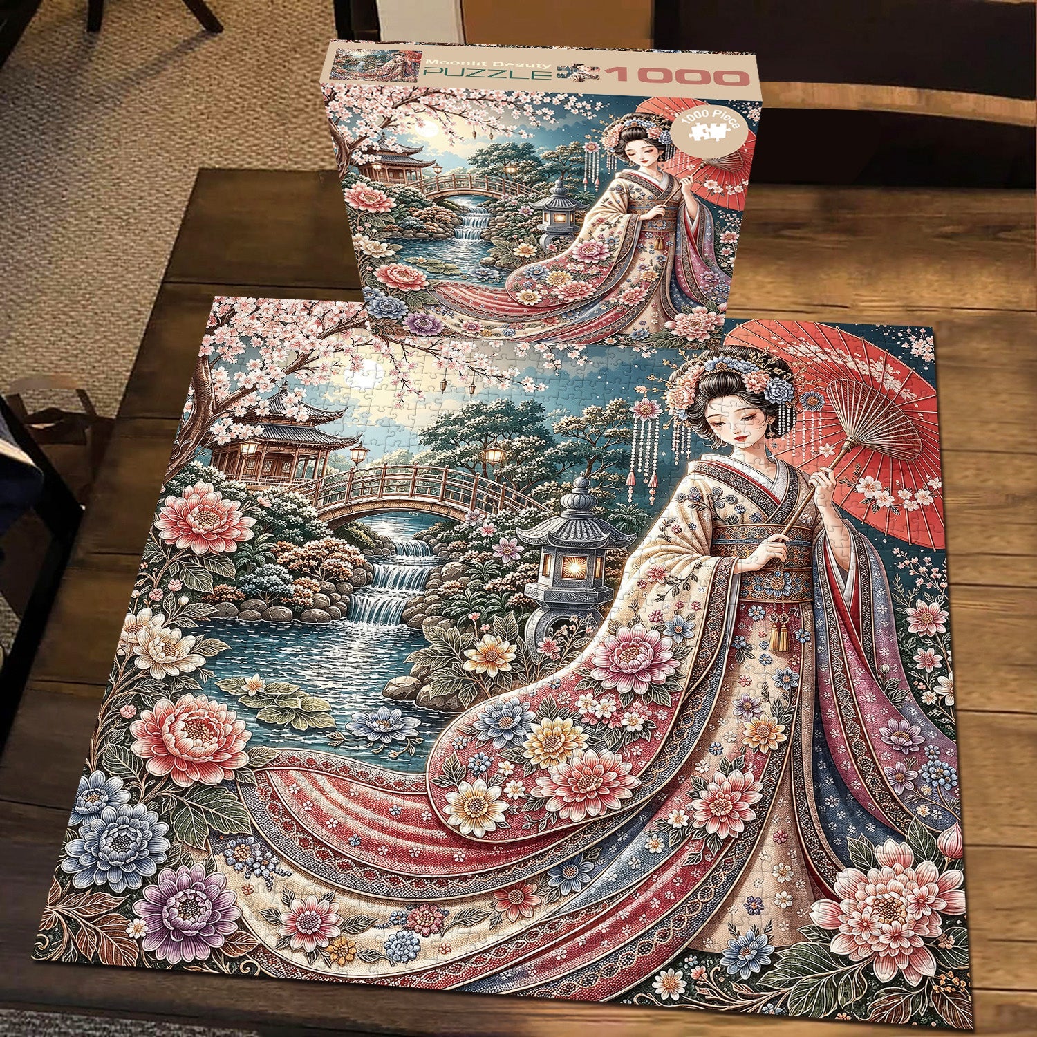Mondscheinschönheit Puzzle 1000 Teile