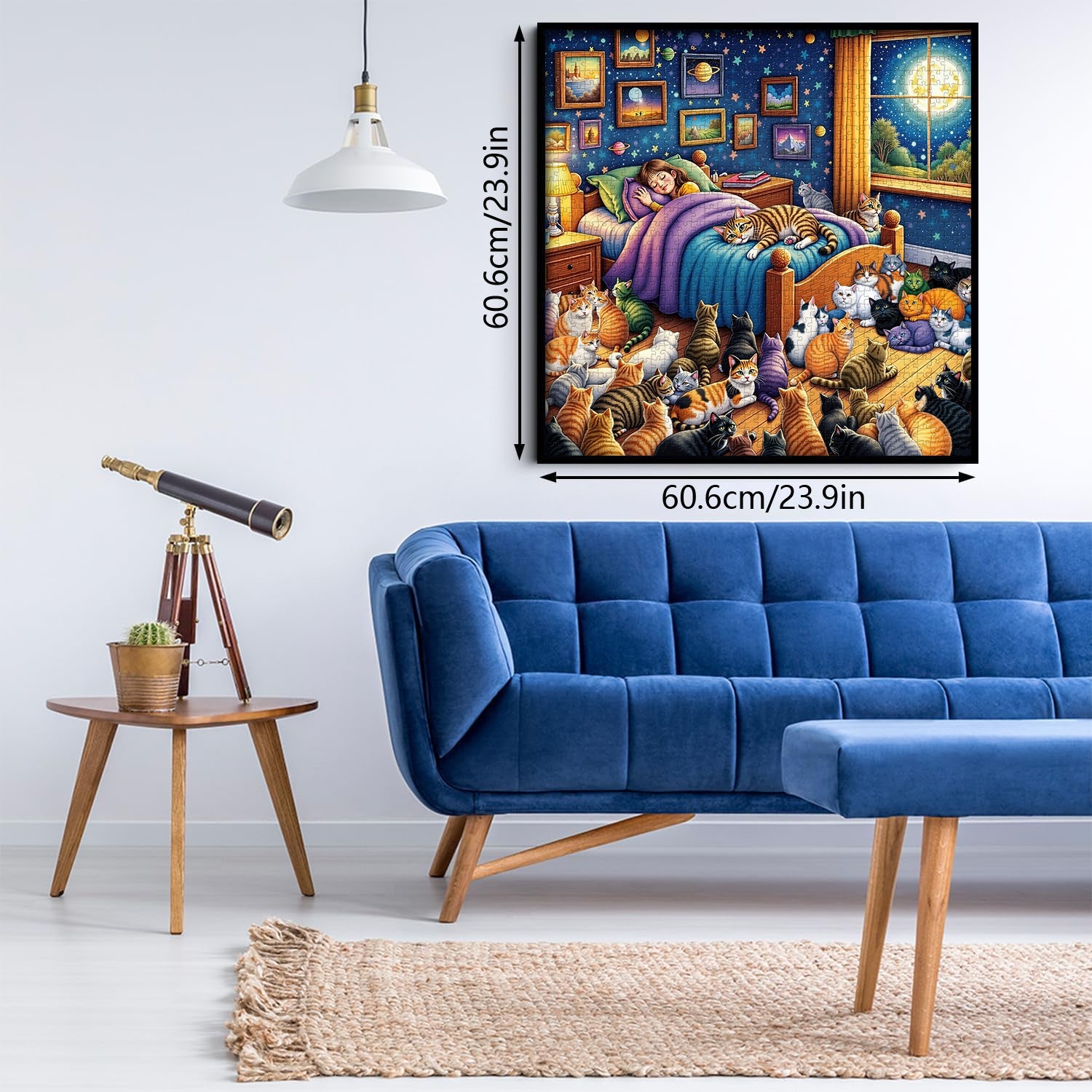 Cats Guarding Dreams Puzzle 1000 Teile