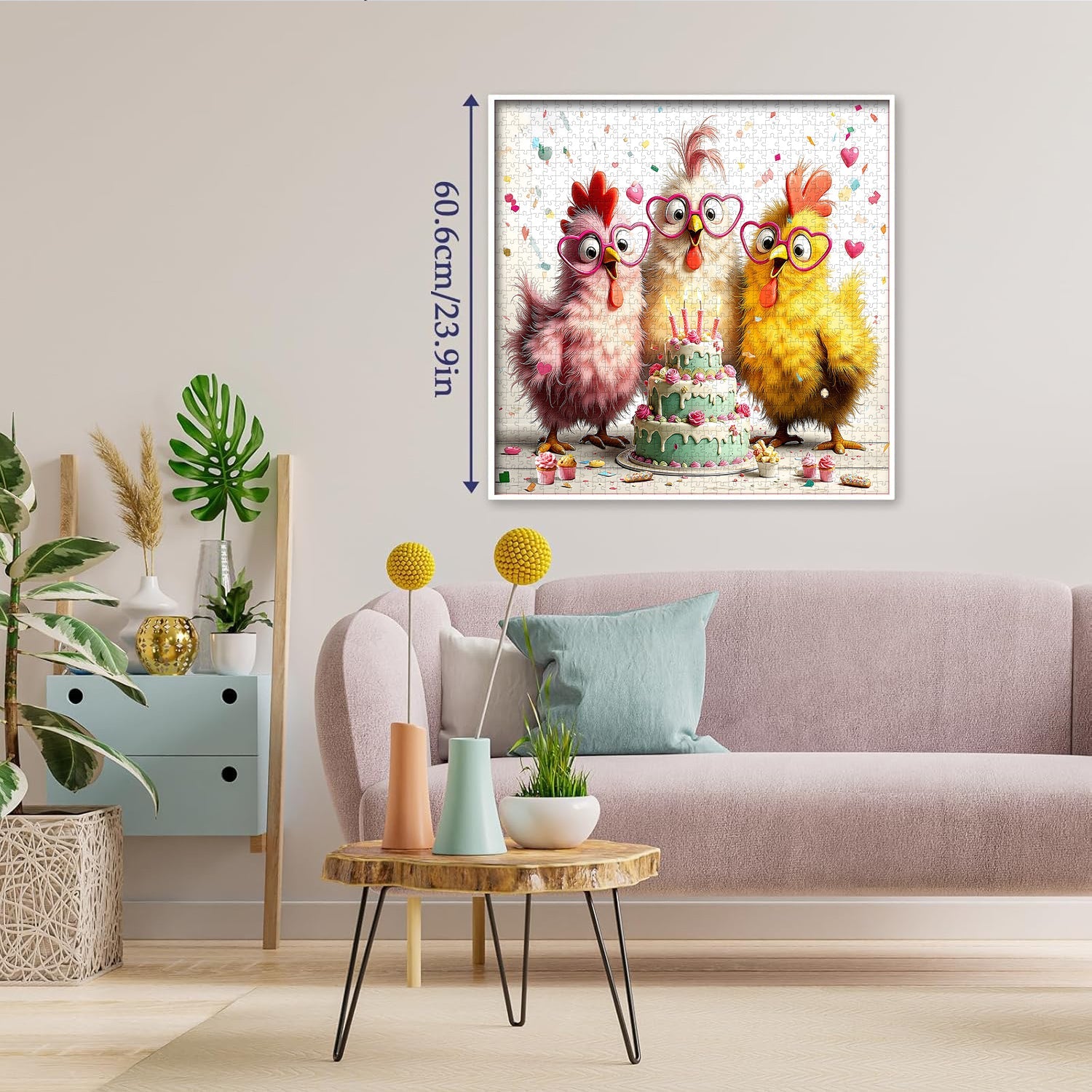 Chicken Birthday Bash Jigsaw Puzzle 1000 Pieces