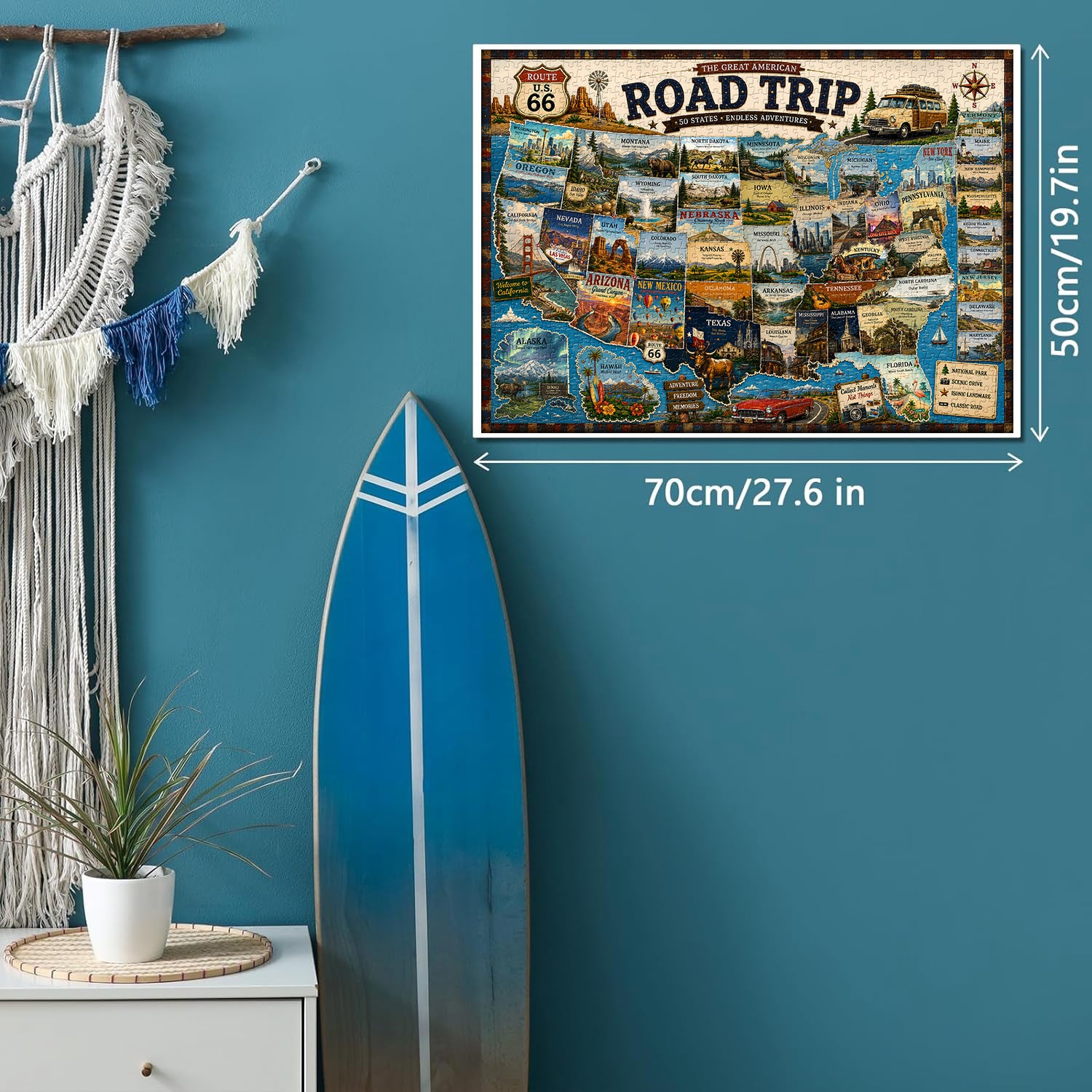 American Road Trip Jigsaw Puzzle 1000 Pieces