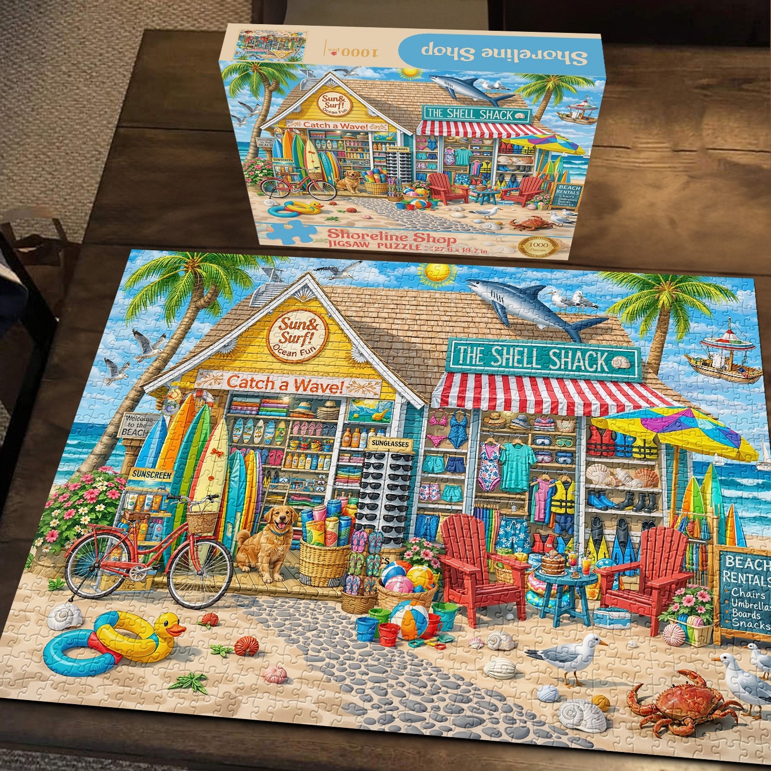 Shoreline Shop Jigsaw Puzzle 1000 pezzi