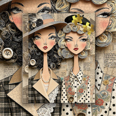 Fashionable Women Jigsaw Puzzle 1000 Pieces
