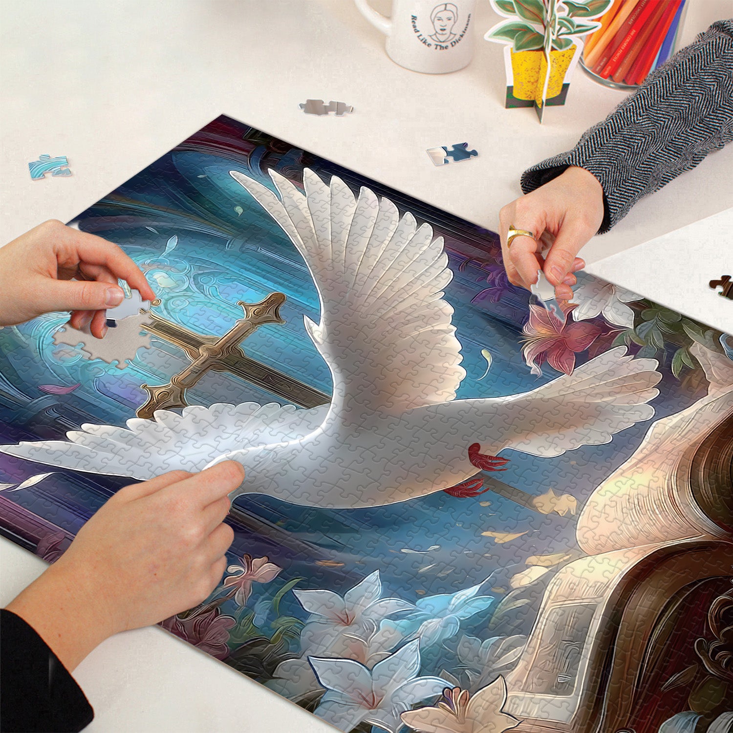 Faith's Dove Jigsaw Puzzle 1000 Pieces