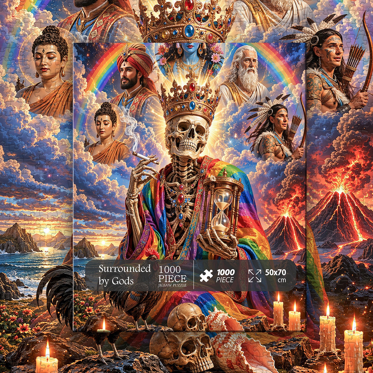 Surrounded by Gods Jigsaw Puzzle 1000 Pieces