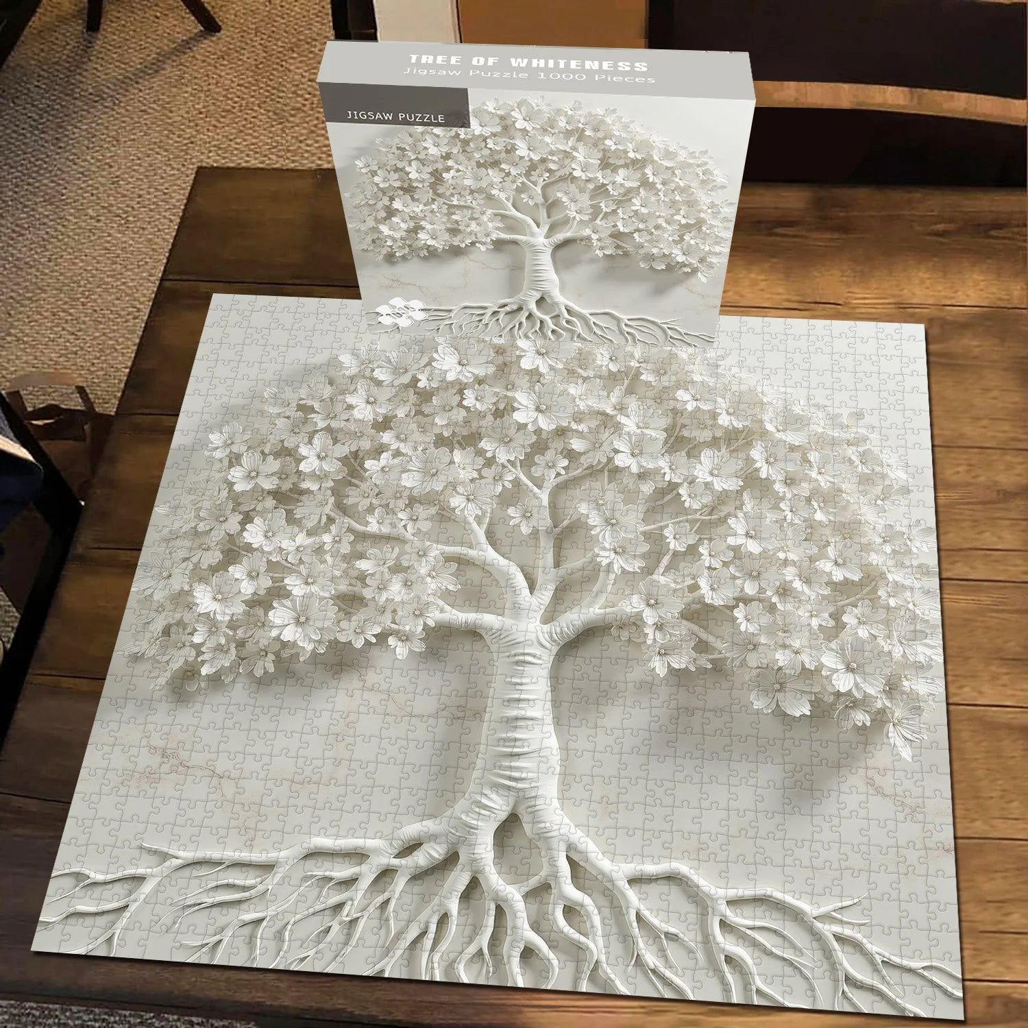 Tree Of Whiteness Jigsaw Puzzle 1000 Pieces
