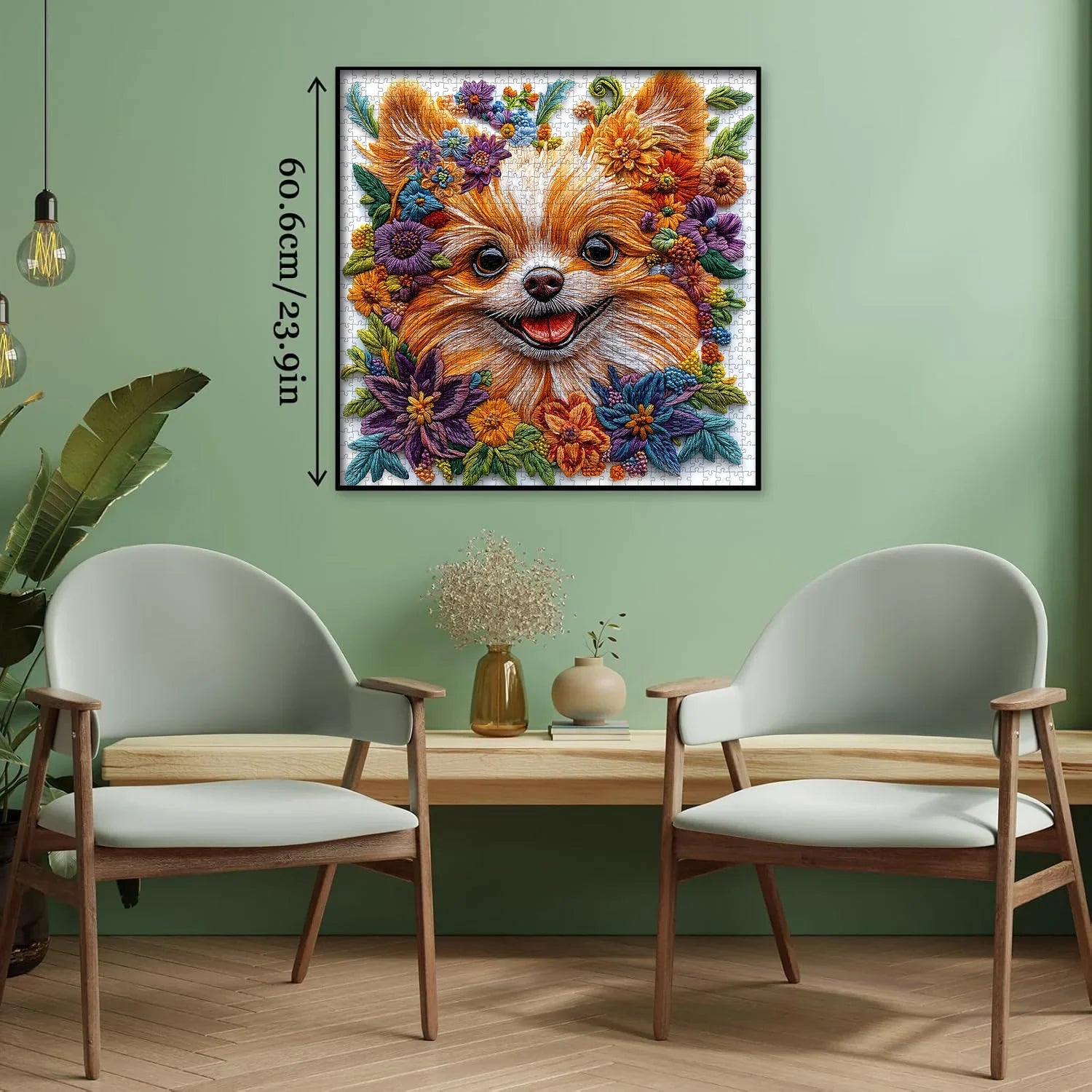 Gestickte Welpepup -Puzzles 1000 Stück