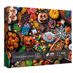 Candy Craze Quest puzzle puzzle 1000 pezzi