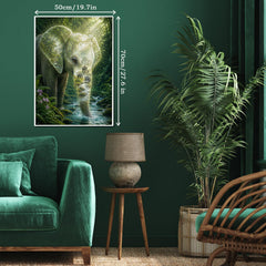 Puzzle dell'anima della foresta dell'elefante, 1000 pezzi