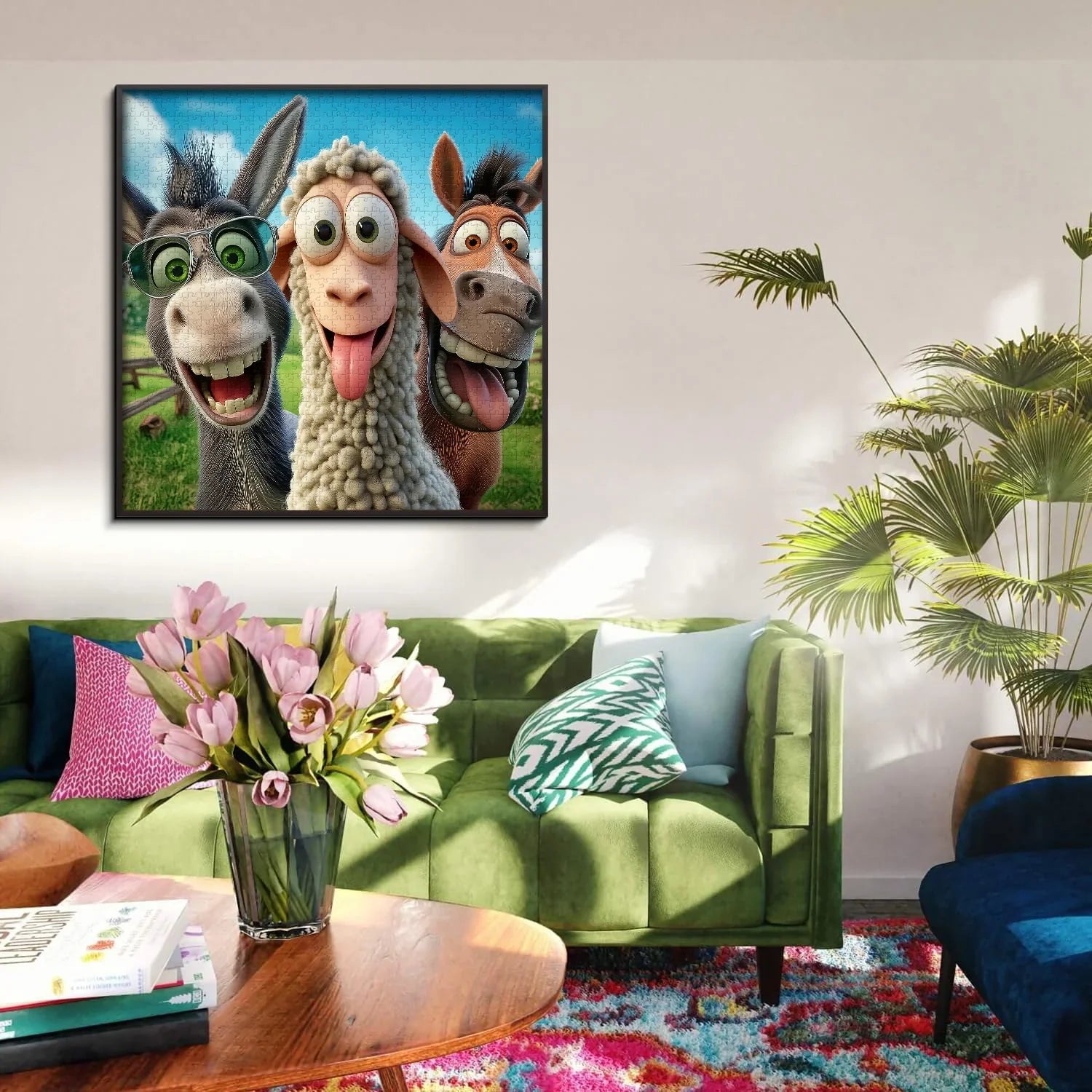 Puzzle Ranch qui rit 1000 pièces