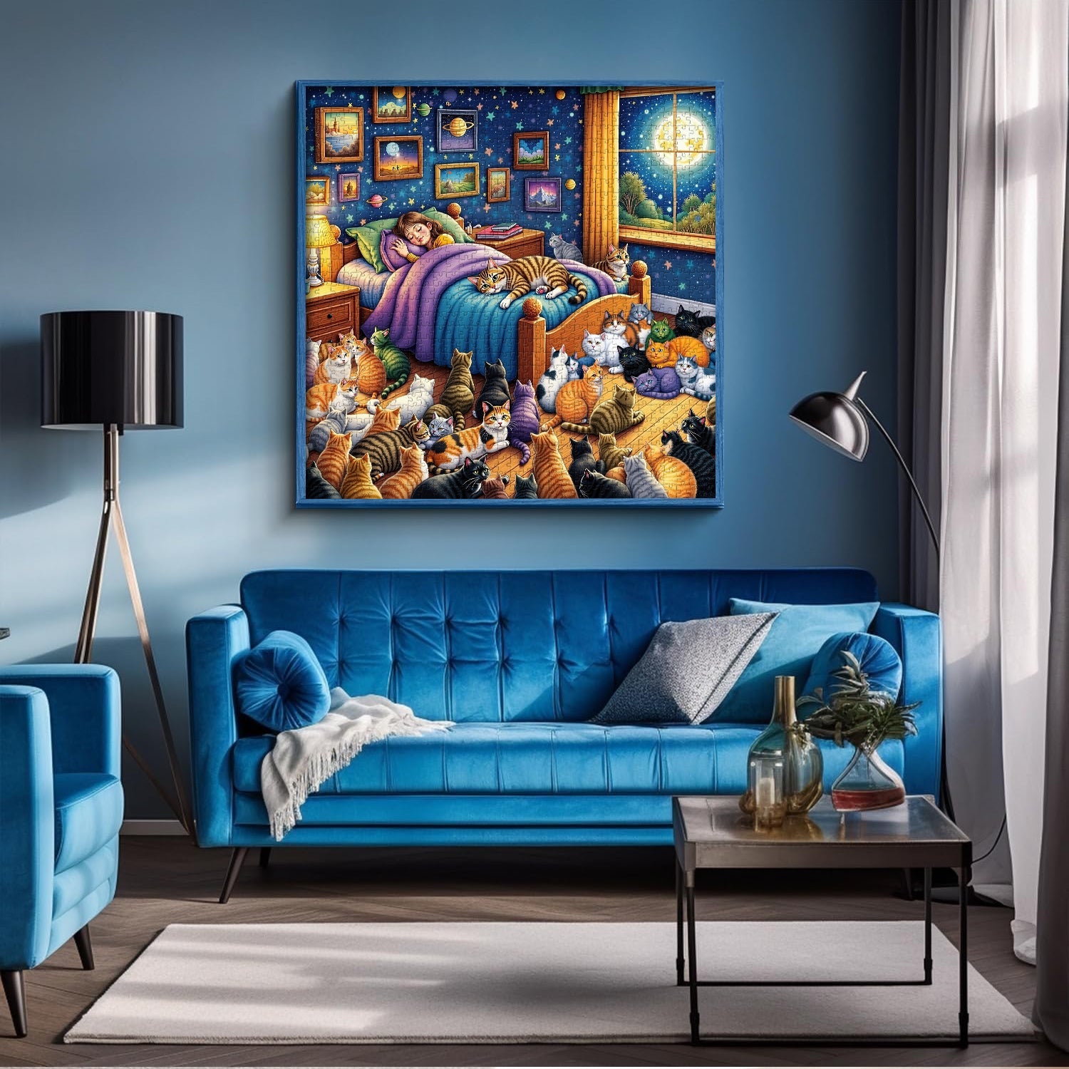 Cats Guarding Dreams Puzzle 1000 Teile